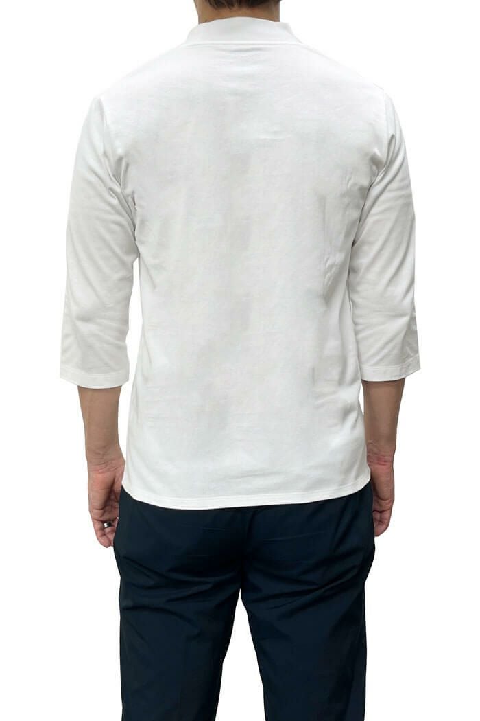 メンズ 七分袖Tシャツ後