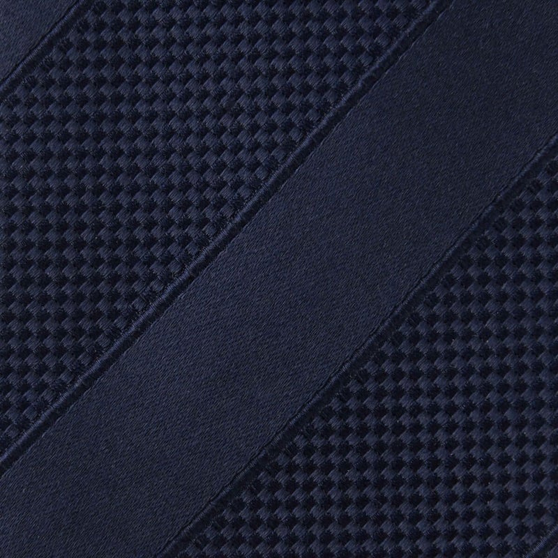 ネクタイ NY-A-001-NAVYBLUE-生地