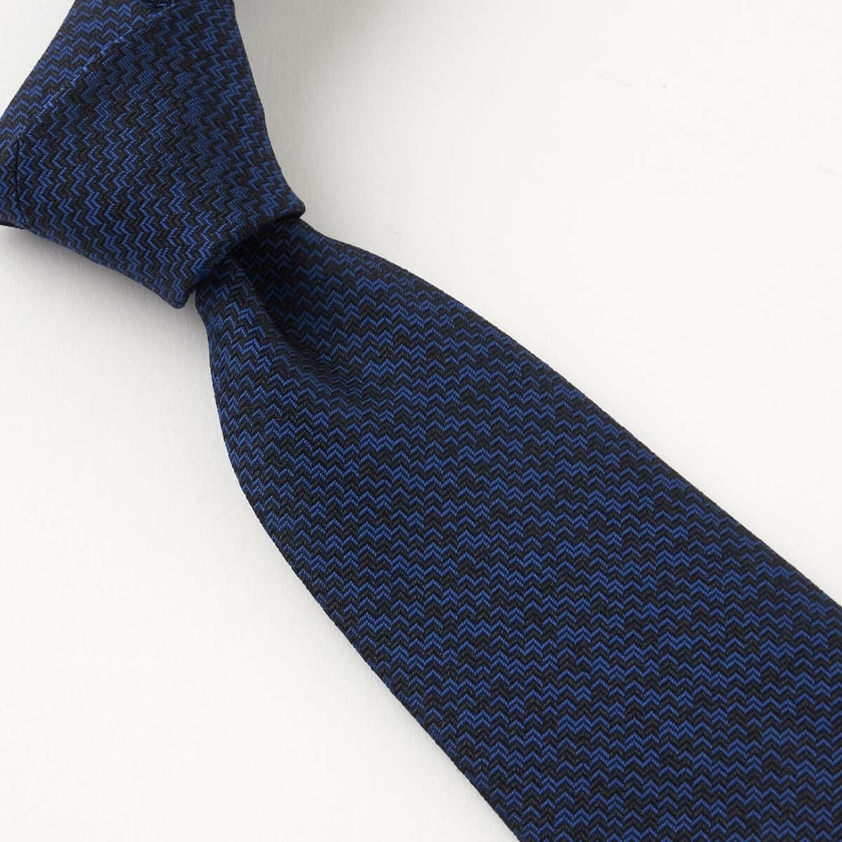 ネクタイ NY-ME-004-NAVYBLUE-結び