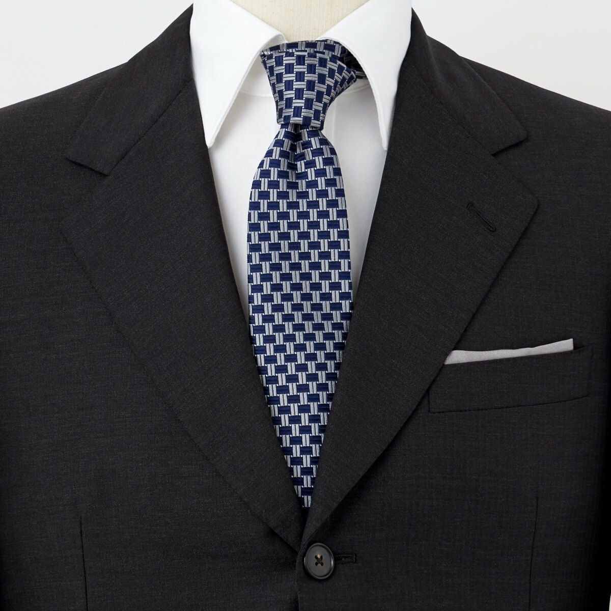 ネクタイ NY-A-003-GRAY-コーディネート