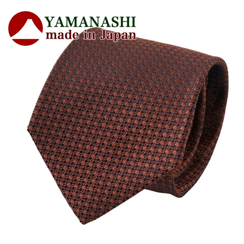 ネクタイ NY-A-009-ORANGEBROWN