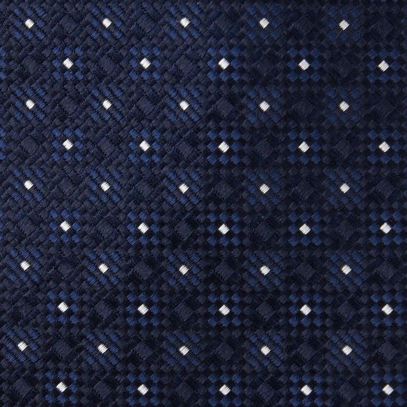 ネクタイ NY-A-010-NAVYBLUE-生地