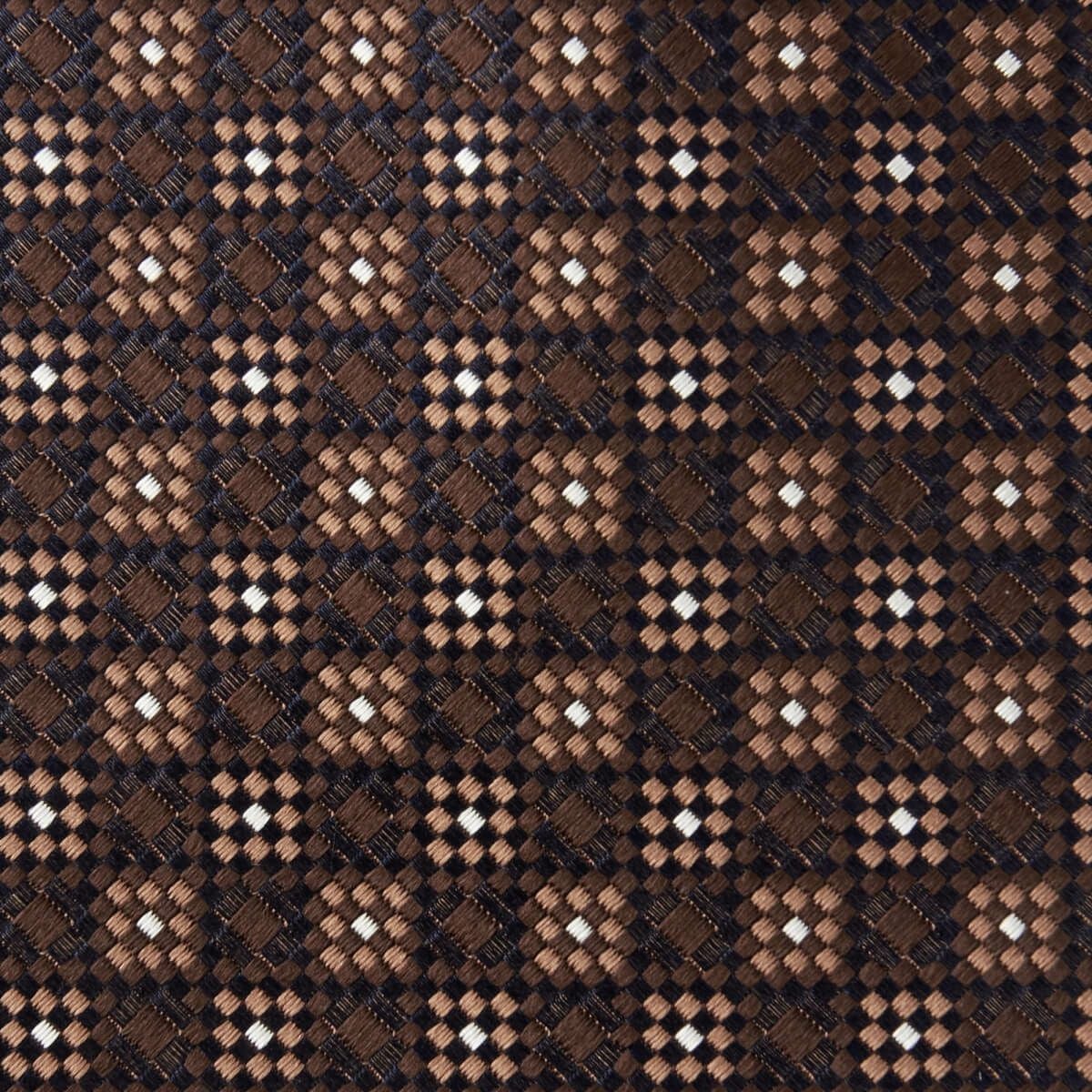 ネクタイ NY-A-011-BROWN-生地