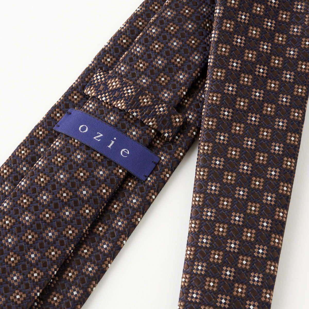 ネクタイ NY-A-011-BROWN-裏