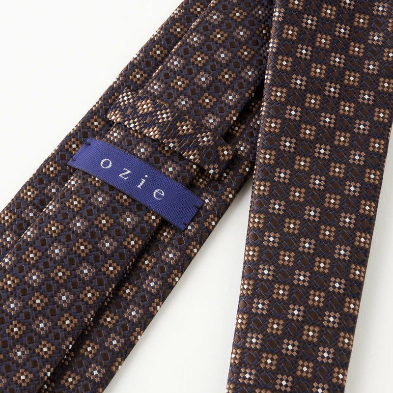 ネクタイ NY-A-011-BROWN-裏