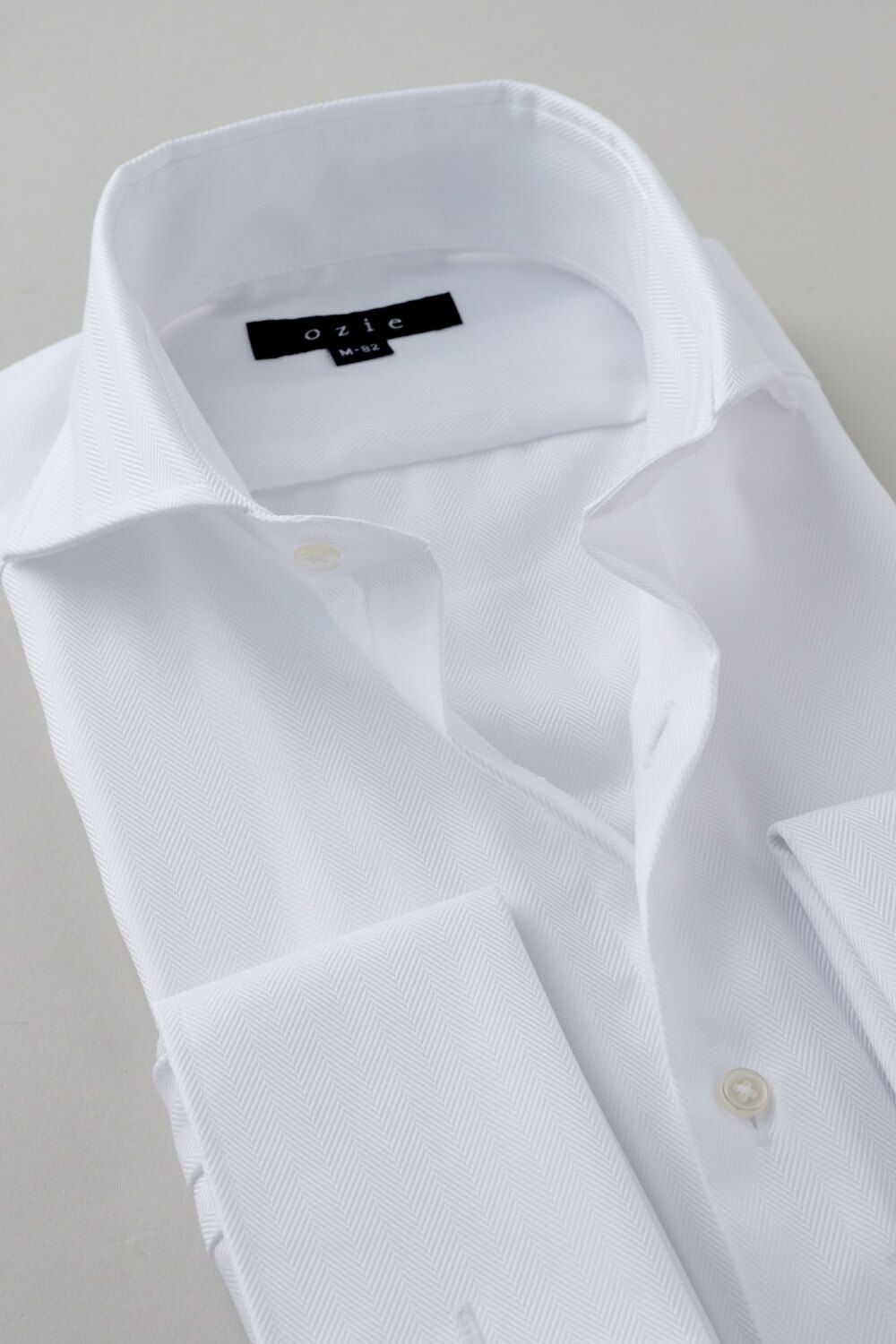 ワイシャツ 8006-B09A-WHITE-衿2