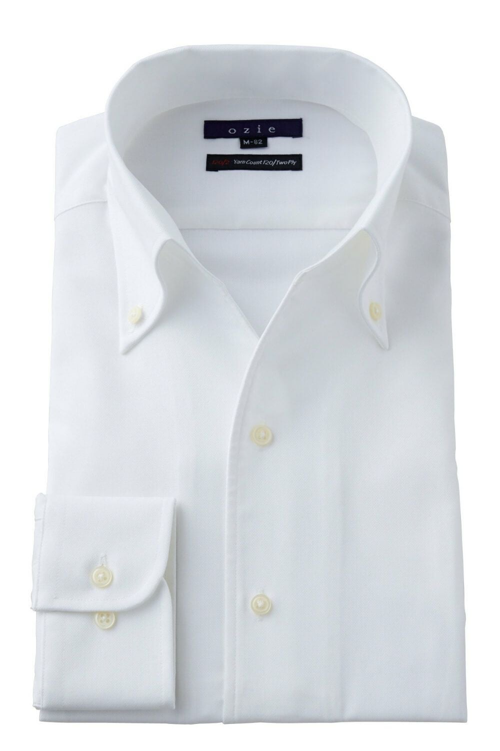 メンズワイシャツ・カッターシャツ 8044P-B10A-WHITE