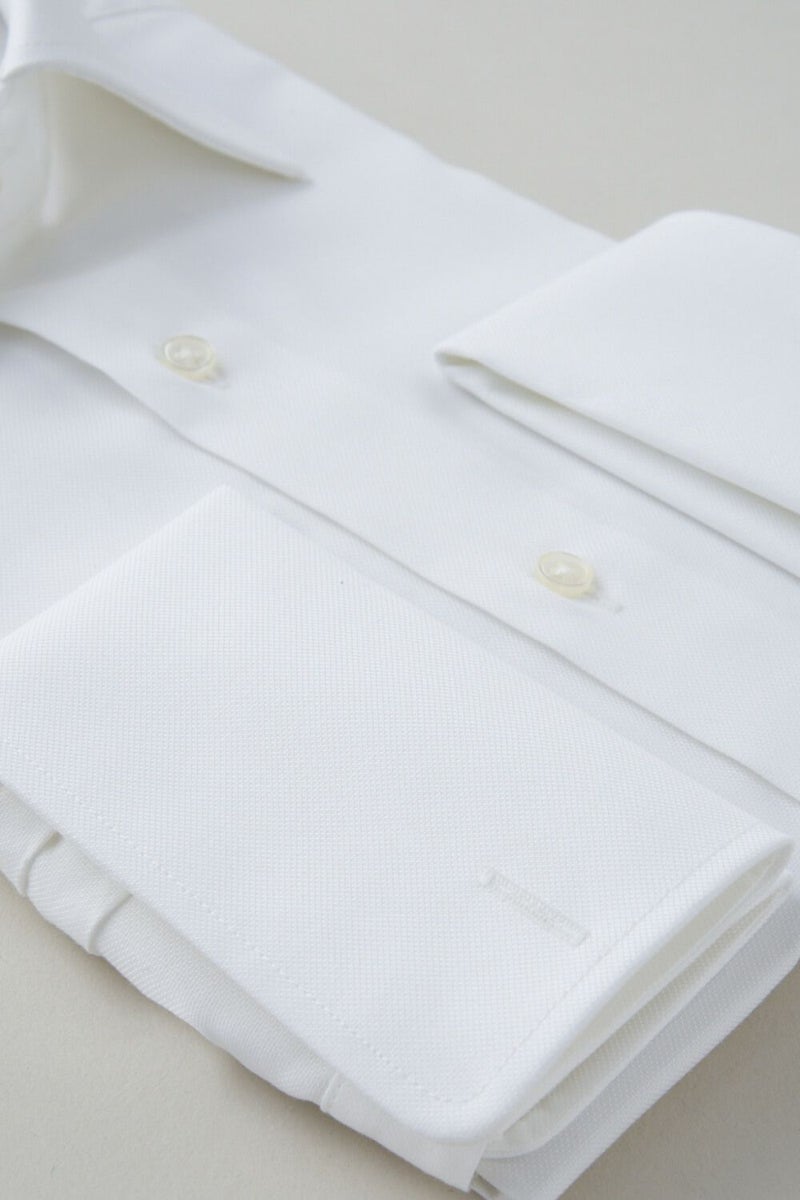 ワイシャツ 8004P-B10A-WHITE-カフス