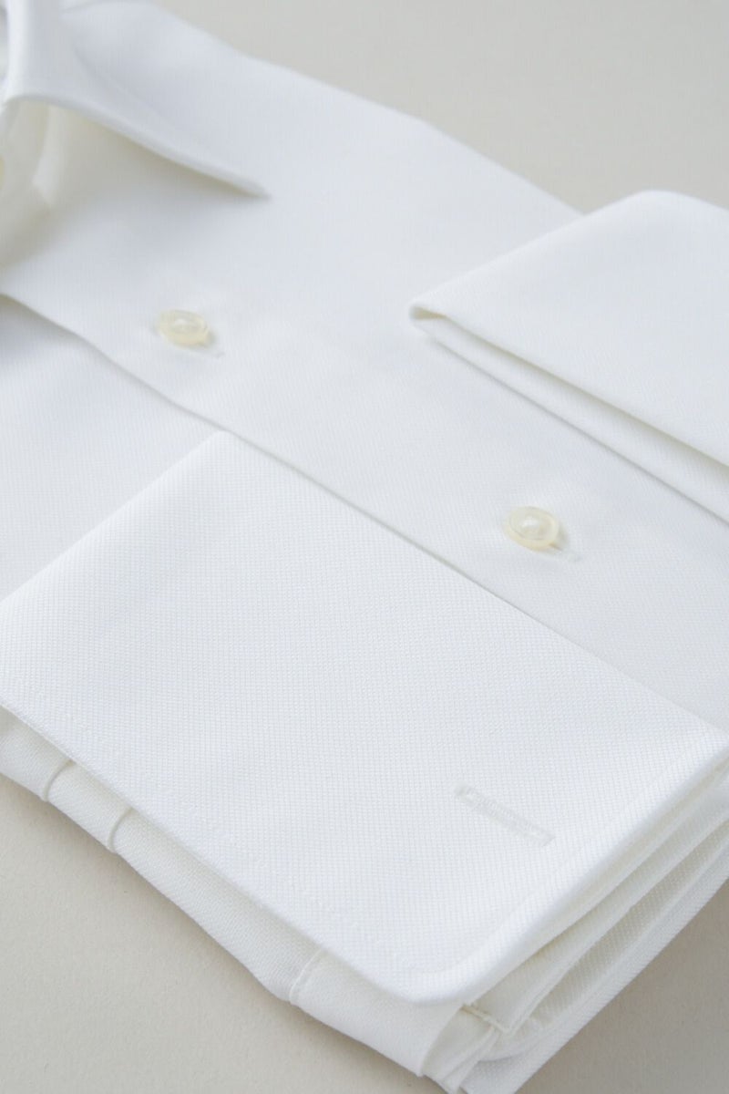 ワイシャツ 8005P-B10A-WHITE-カフス