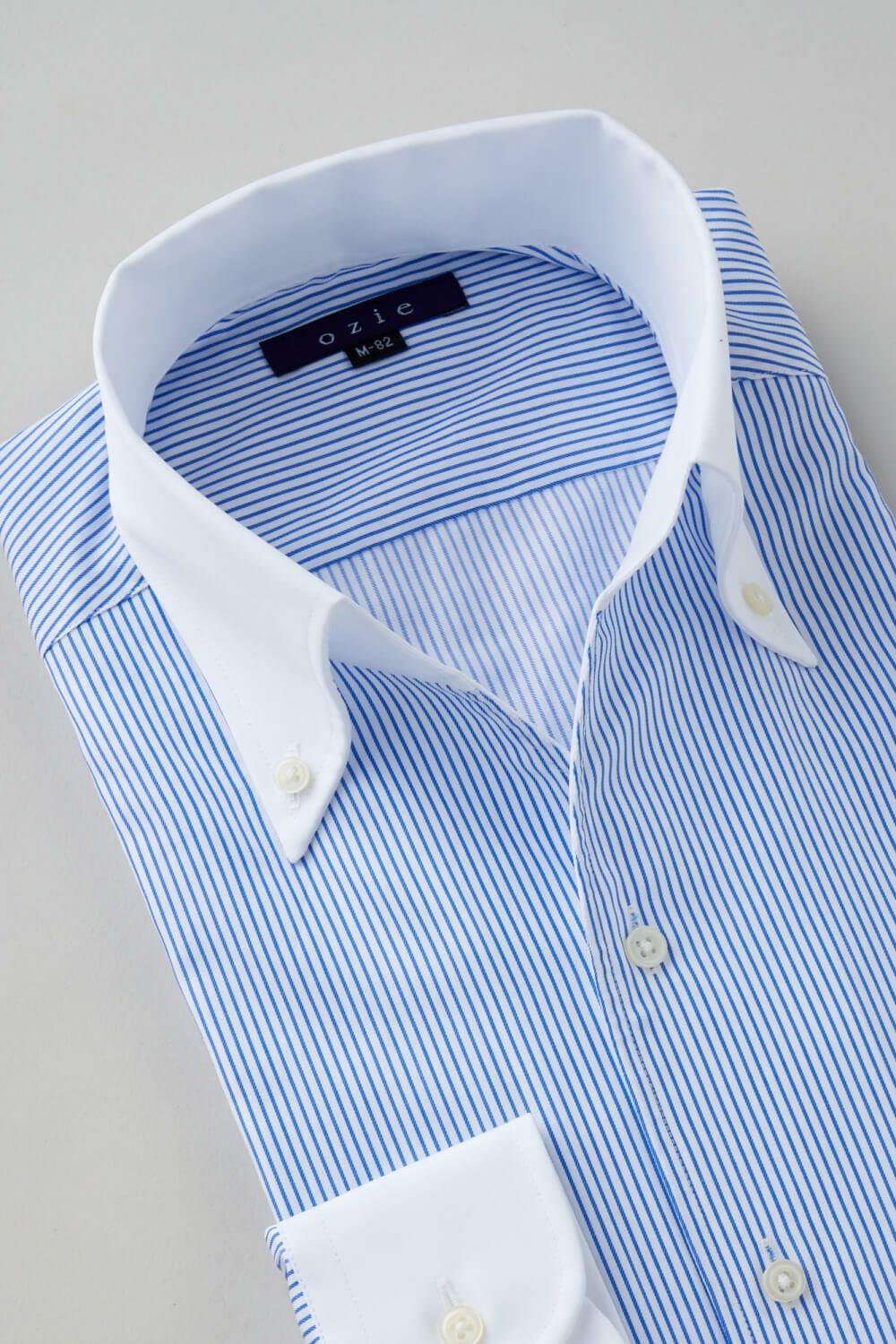 ワイシャツ 8044PCL-B10A-BL-衿2