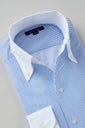 ワイシャツ 8044PCL-B10A-BL-衿2