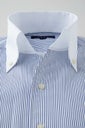 ワイシャツ 8044PCL-B10B-NV-衿1