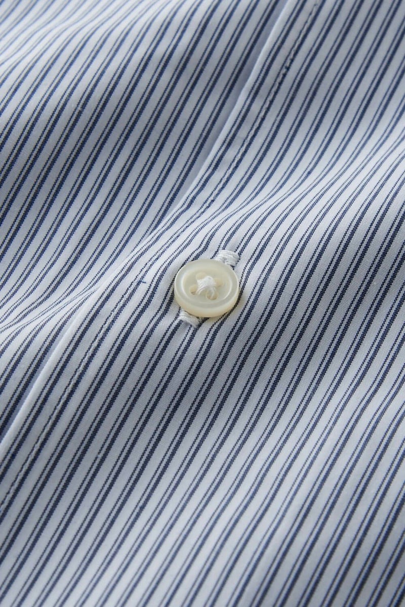 ワイシャツ 8045PCL-B10A-NAVY-生地