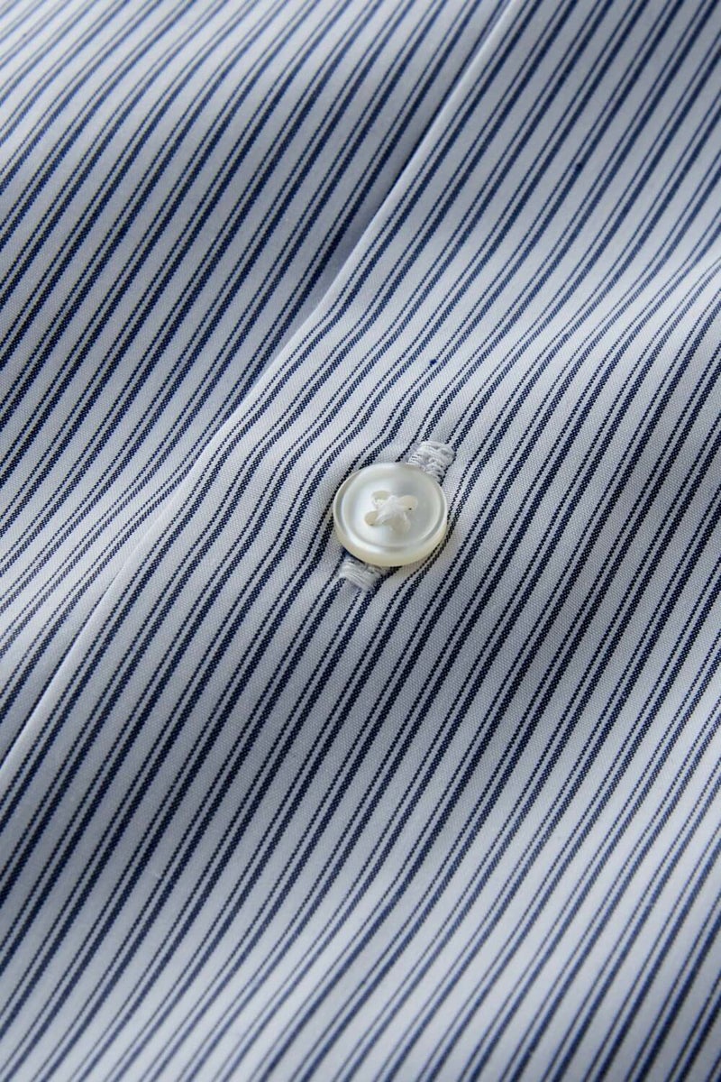 ワイシャツ 8006PCL-B10B-NV-生地