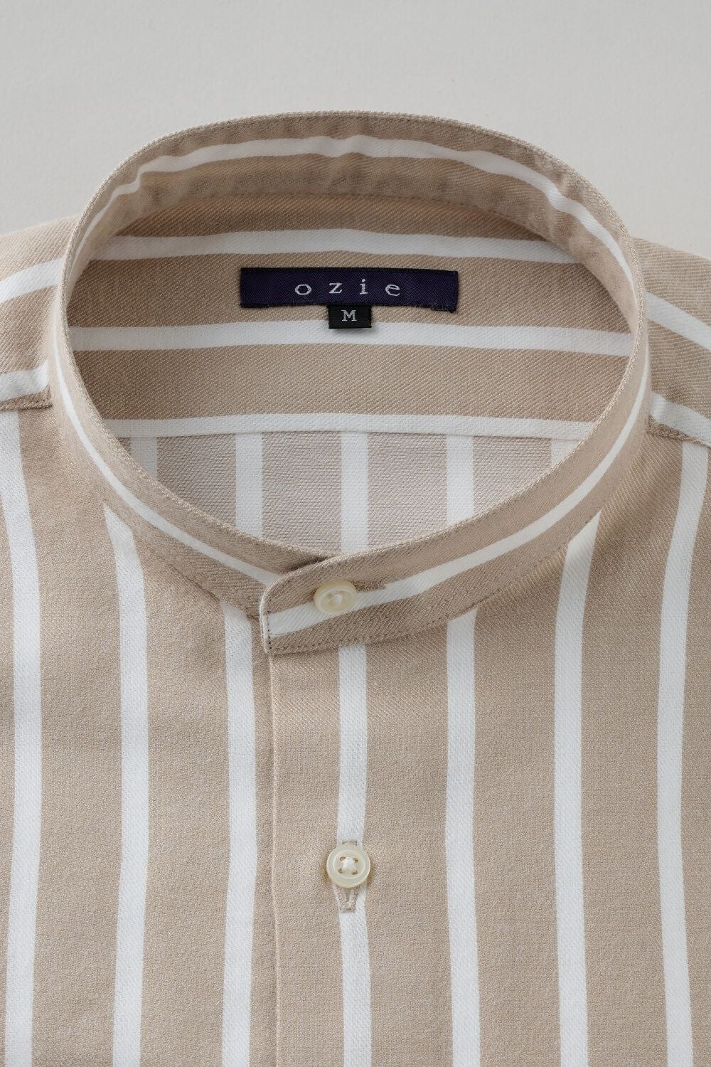 ワイシャツ 8063-B11G-BEIGE-衿1