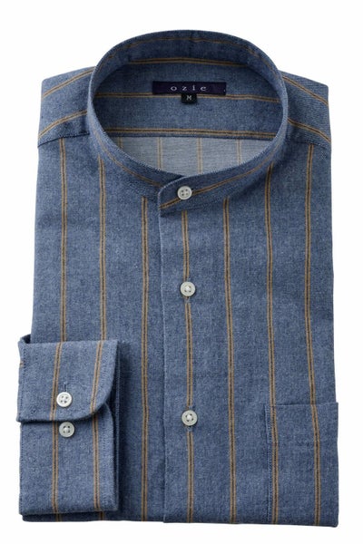 ワイシャツ 8063-B11H-NAVY