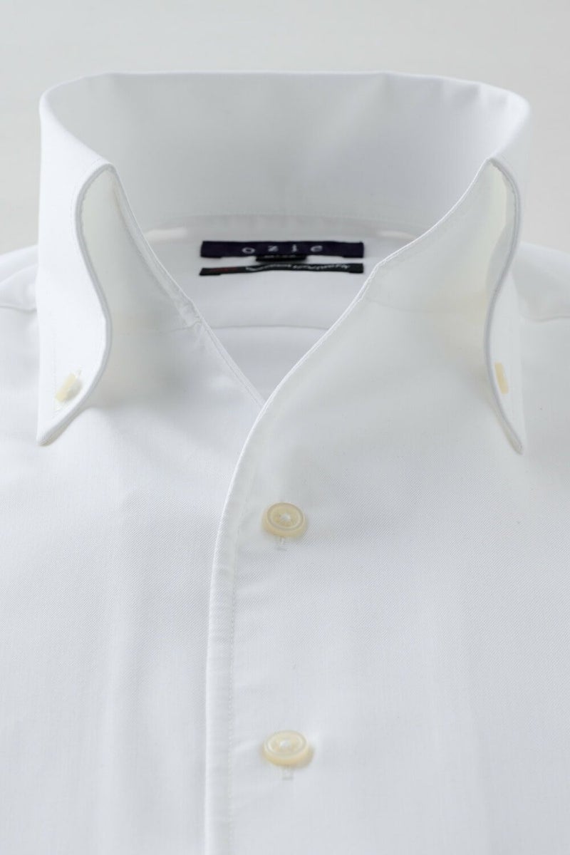 ワイシャツ 8044P-B10B-WHITE-衿1