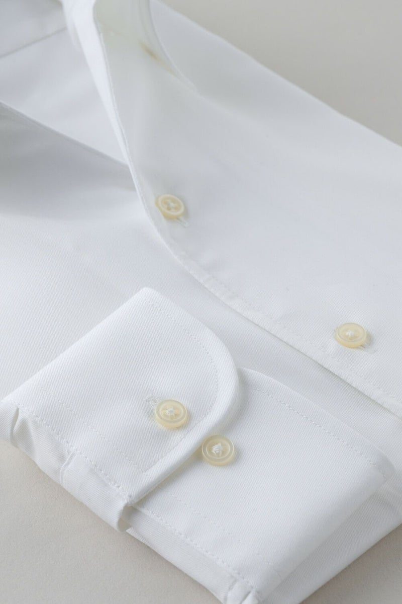 ワイシャツ 8044P-B10B-WHITE-カフス