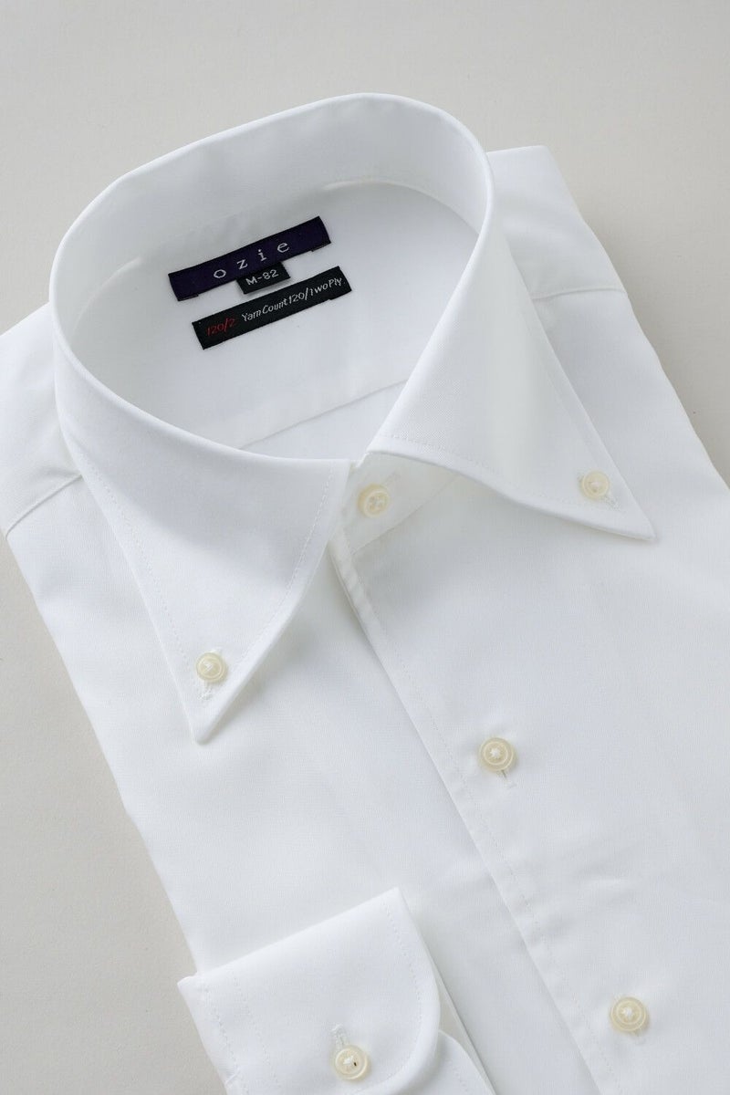 ワイシャツ 8051P-B10B-WHITE-衿3