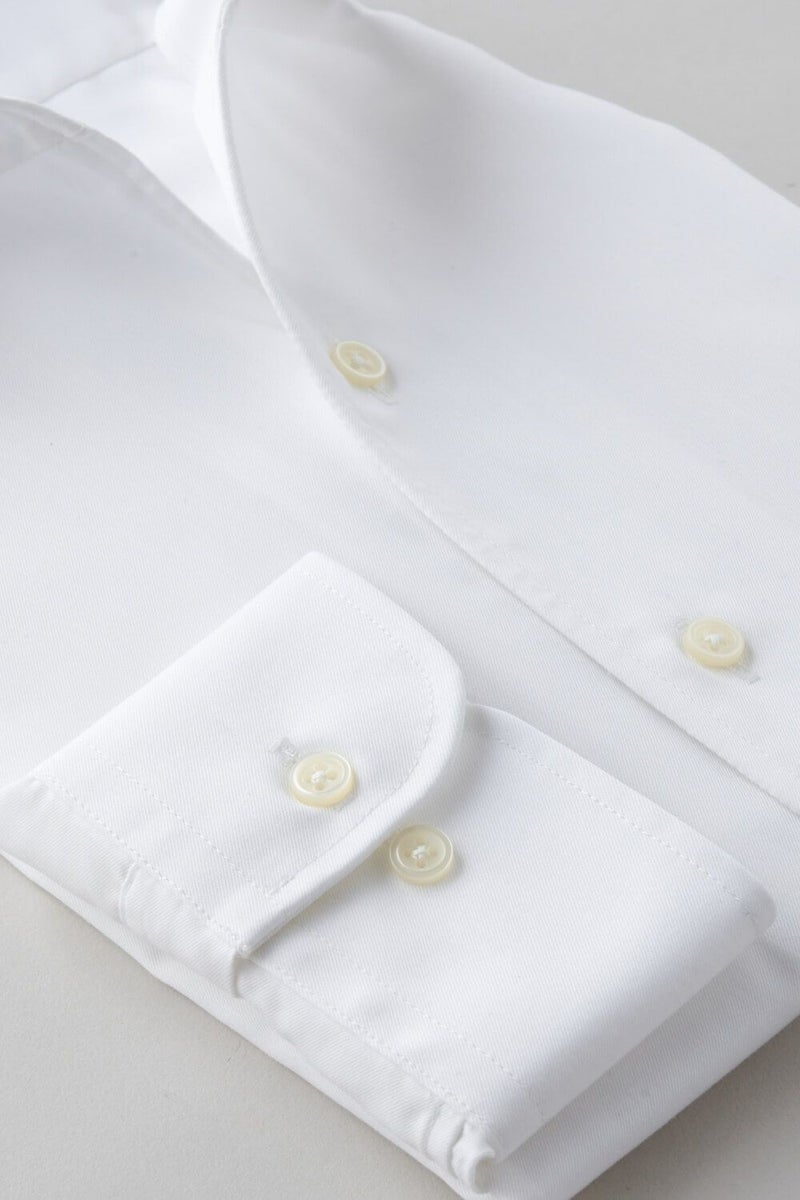 ワイシャツ 8045P-B10C-WHITE-カフス