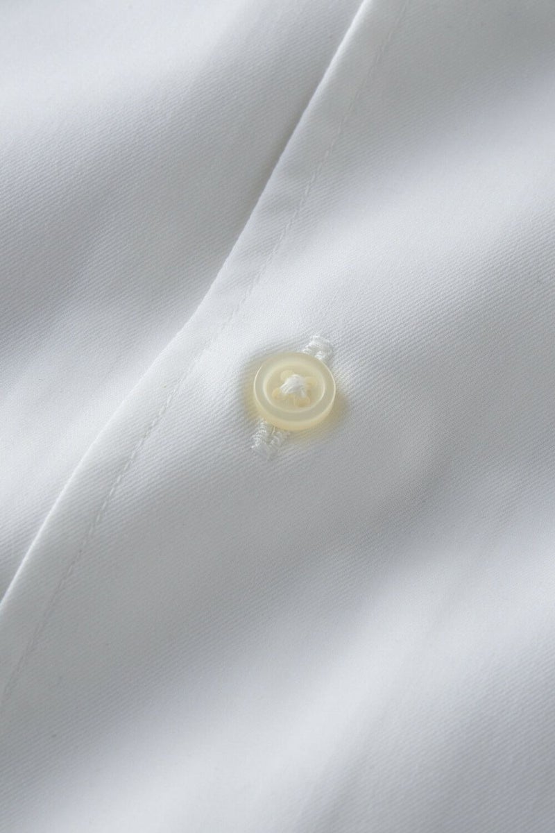 ワイシャツ 8045P-B10C-WHITE-生地