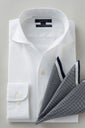 ワイシャツ 8045P-B10C-WHITE-コーディネート