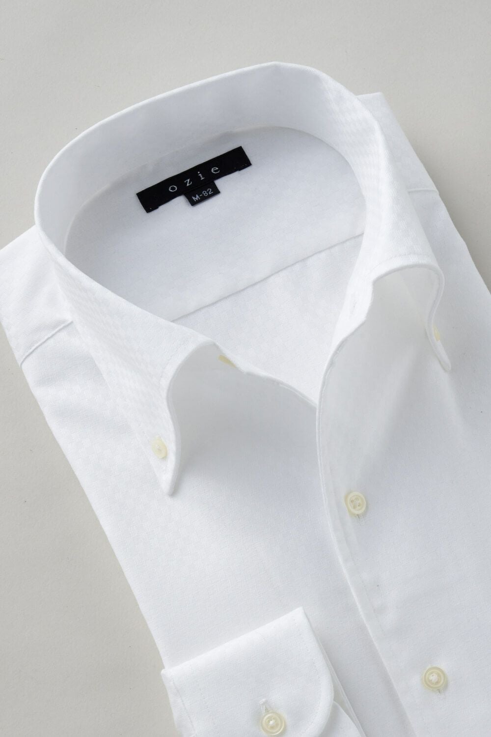 ワイシャツ 8051-C01A-WHITE-衿1