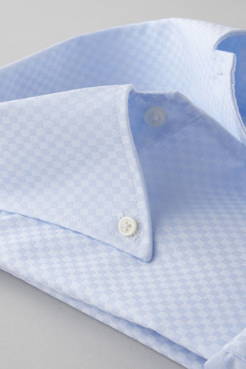 ワイシャツ 8051-C01B-SAX-衿2