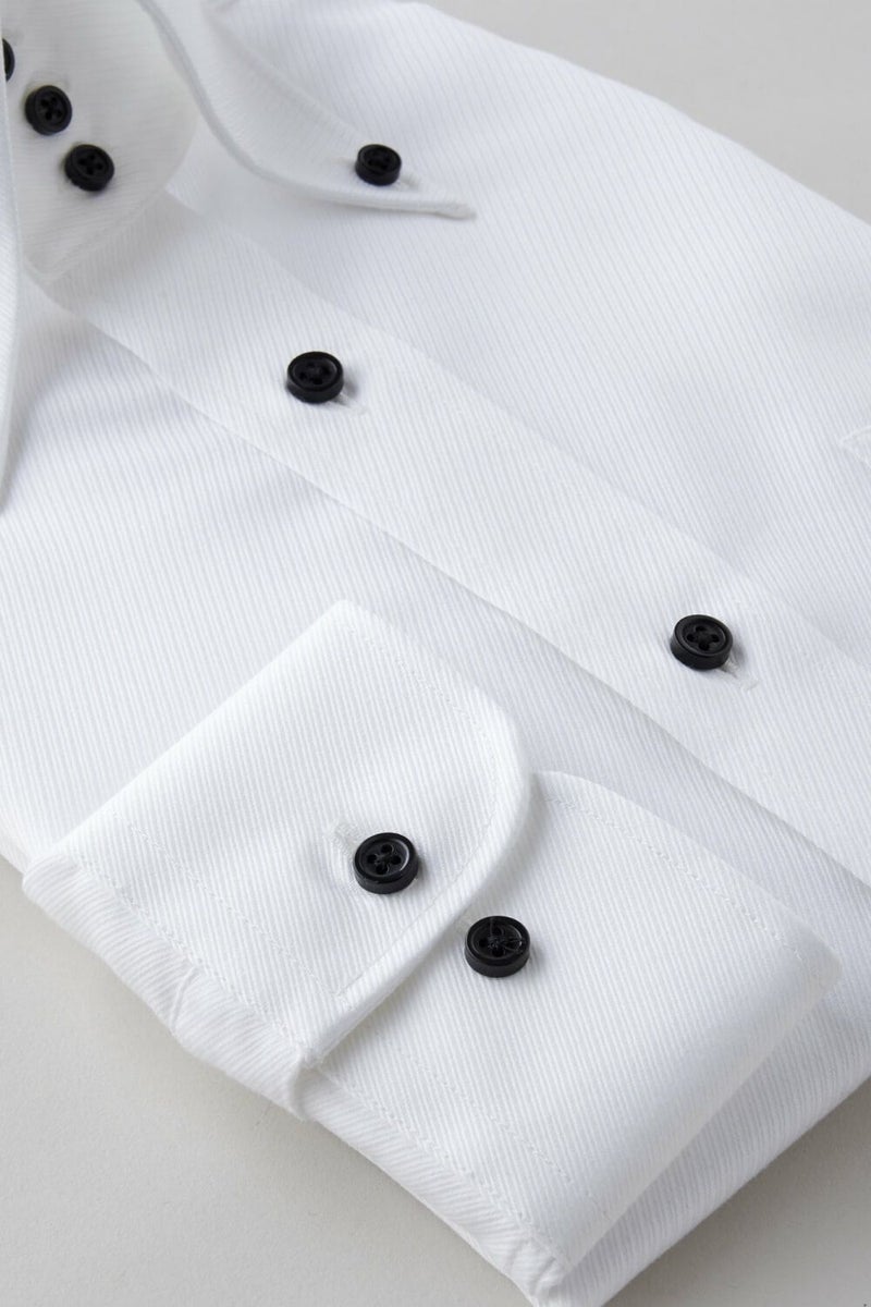 ワイシャツ 8058-C01A-WHITE-カフス