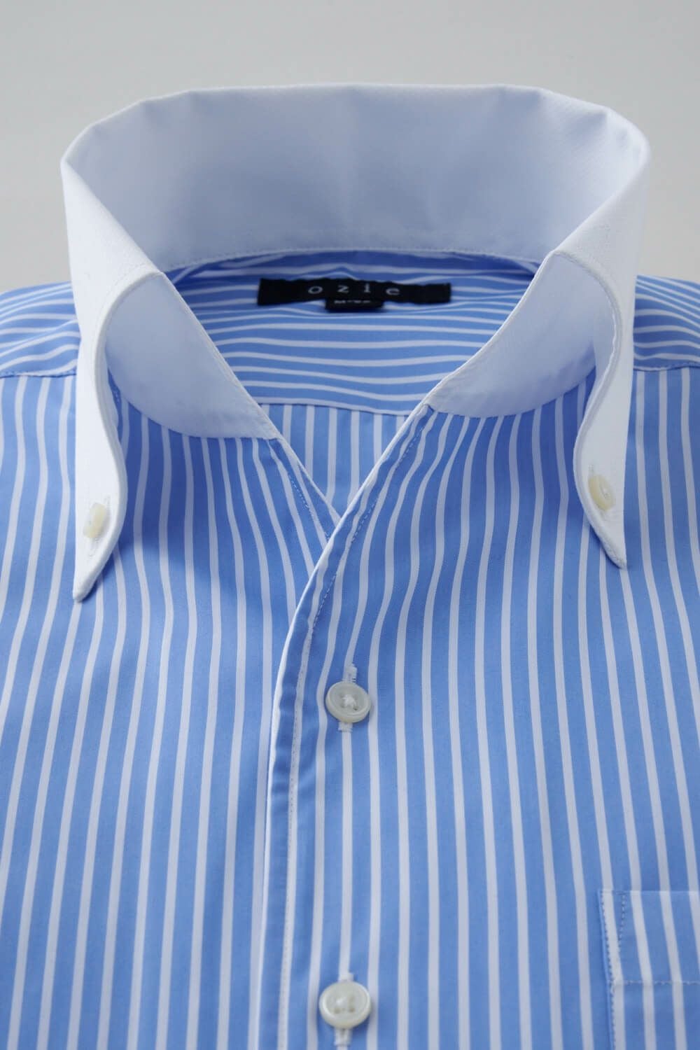 ワイシャツ 8044CL-C01B-BLUE-衿1