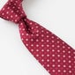 ネクタイ NJ-C01-07-WINERED-結び