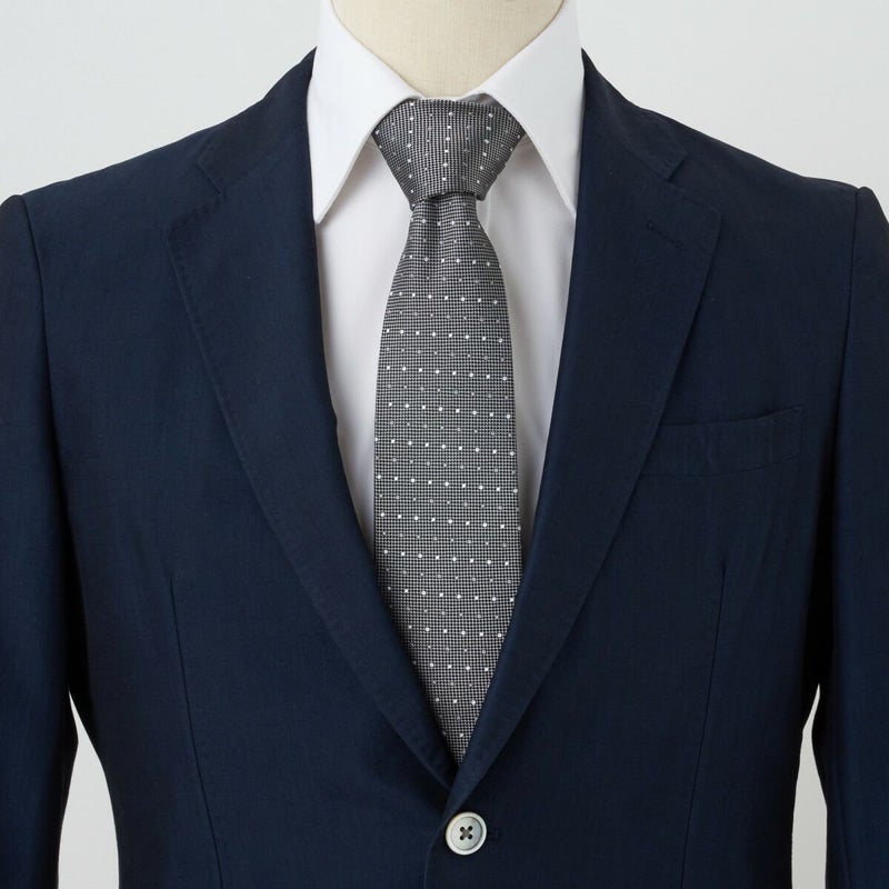 ネクタイ NJ-C01-10-GRAY-コーディネート