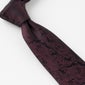 ネクタイ NN-C-022-WINERED-結び