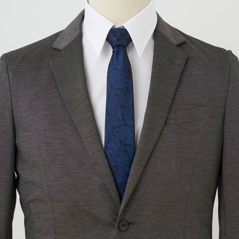 ネクタイ NN-C-023-BLUE-コーディネート