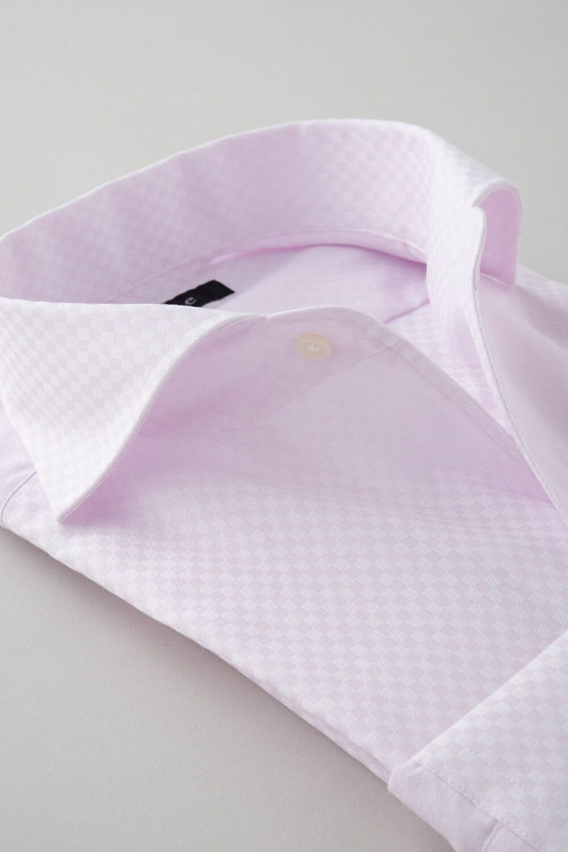 ワイシャツ 8045-C02B-PINK-衿2