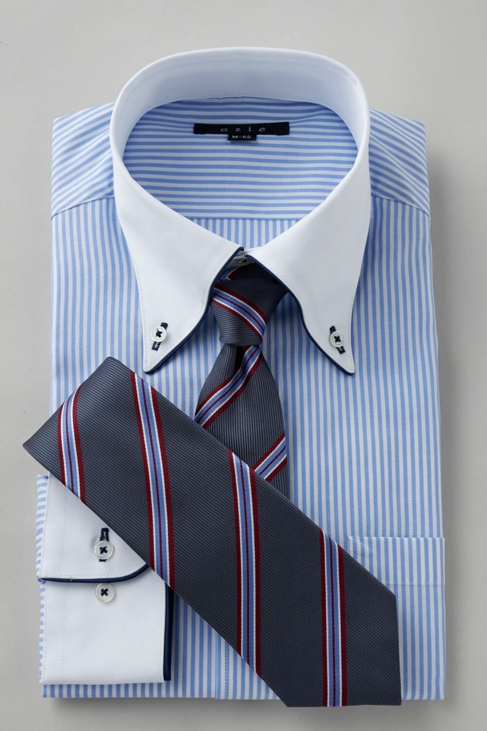 ワイシャツ 8065EPCL-C02A-BL-コーディネート
