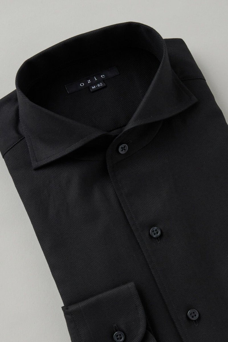 ワイシャツ 8045-C03A-BLACK-衿3