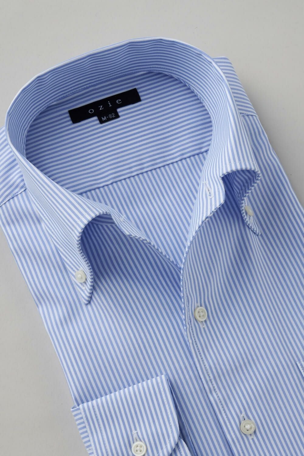 ワイシャツ 8051-C01F-SAX-衿1