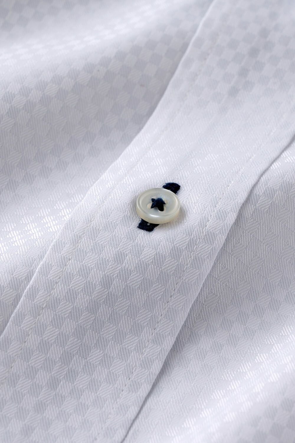 ワイシャツ 8065B-C03A-WHITE-生地