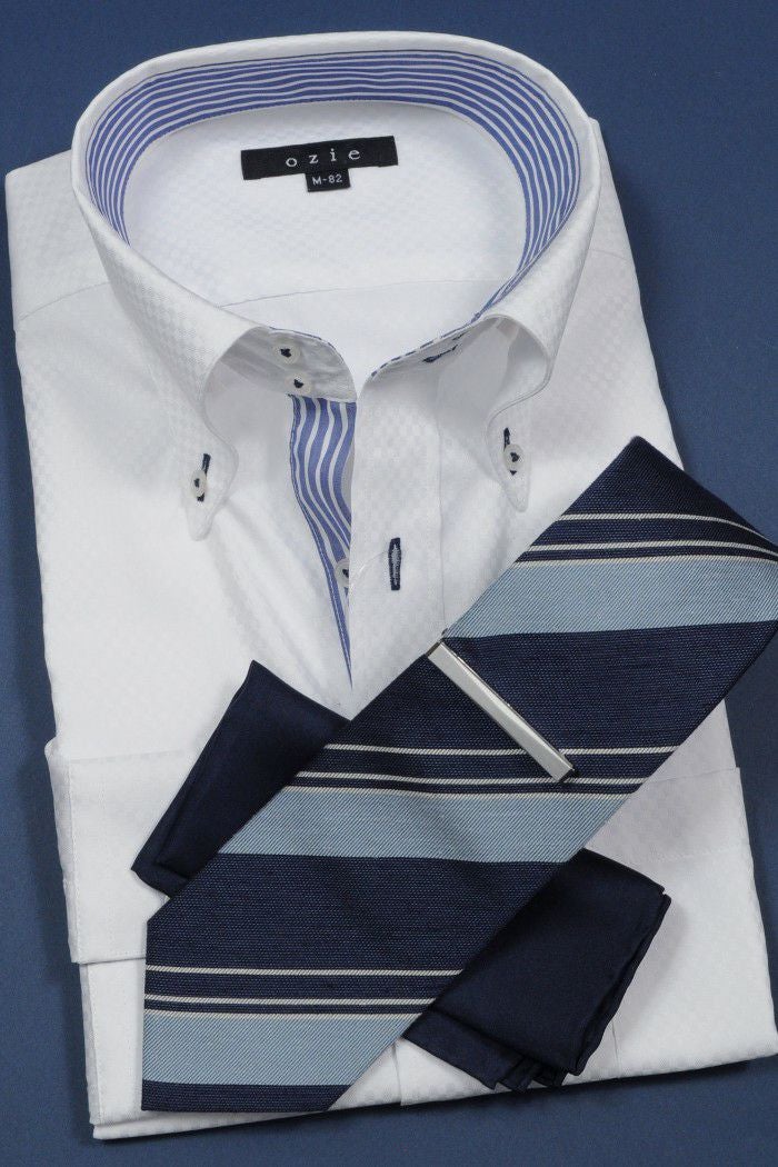 ワイシャツ 8065B-C03A-WHITE-コーディネートイメージ2