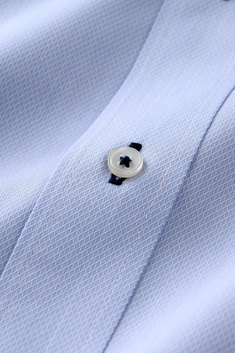 ワイシャツ 8065B-C03B-SAX-生地