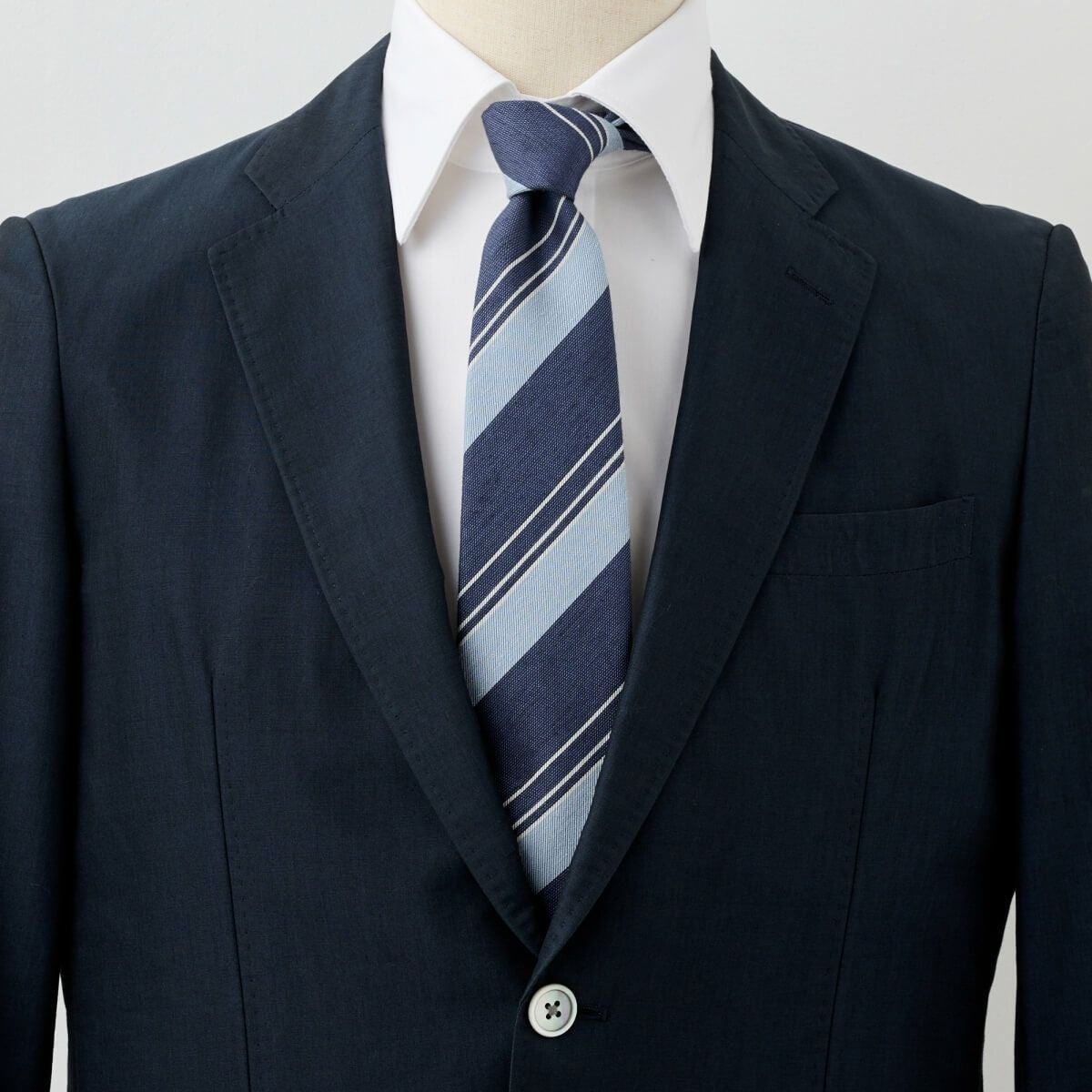 ネクタイ NL-089-NAVYBLUE-コーディネート