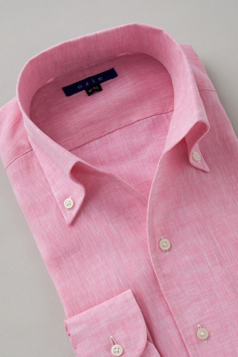 ワイシャツ 8044A-C03B-PINK-衿2
