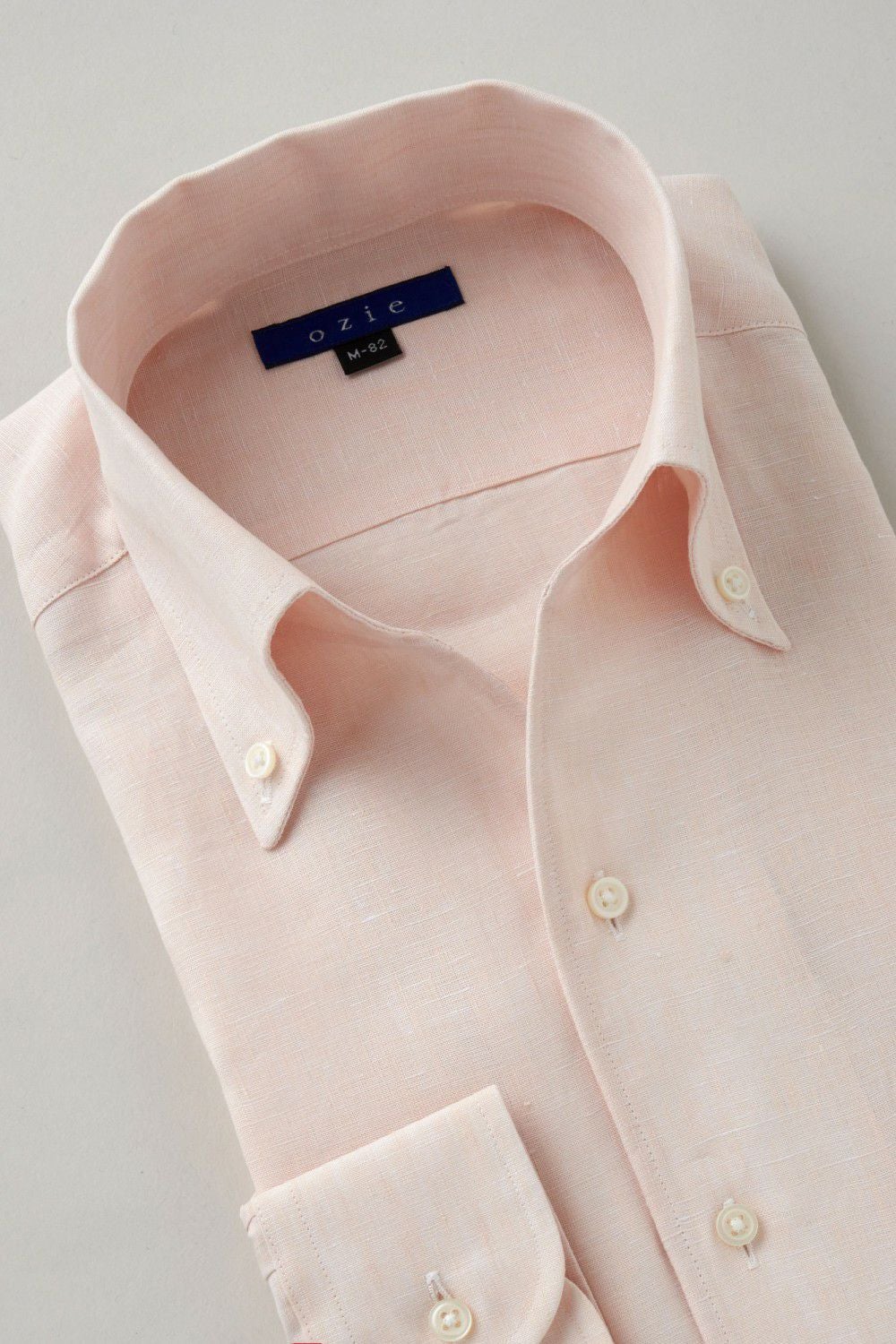 ワイシャツ 8044A-C03C-ORANGE-衿2