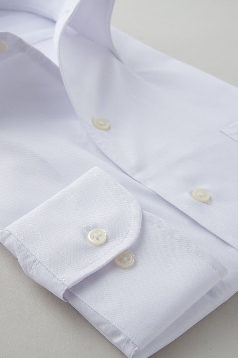 ワイシャツ 8051SD-C03B-WHITE-カフス