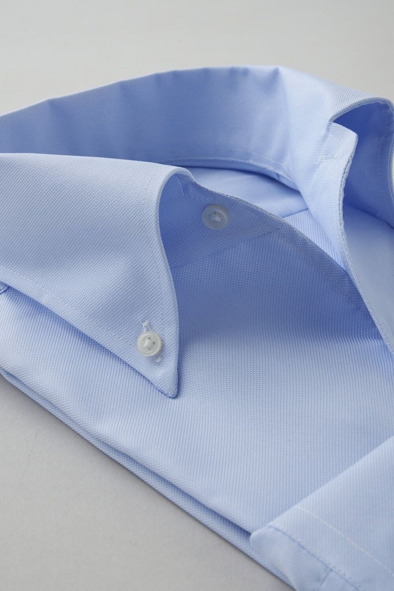 ワイシャツ 8051SD-C03A-SAX-衿2