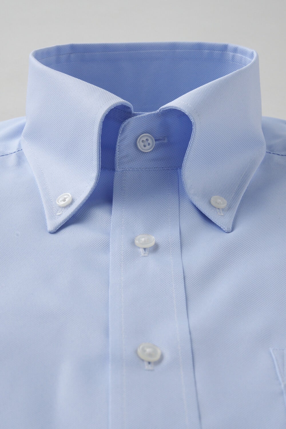 ワイシャツ 8009SD-C03A-SAX-衿1