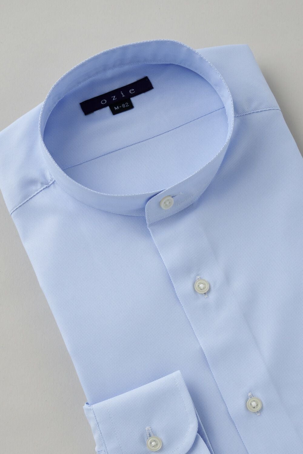 ワイシャツ 8063SD-C03A-SAX-衿3