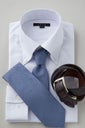ワイシャツ 8065SD-C04A-WHITE-コーディネートイメージ