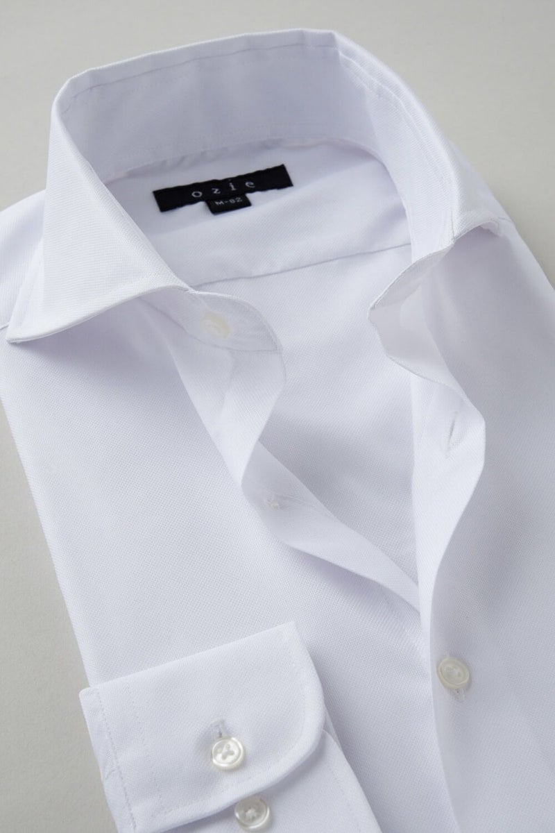ワイシャツ 8070SD-C04A-WHITE-衿2